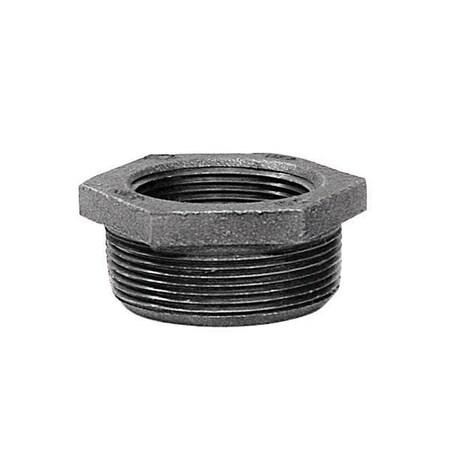 Anvil Anvil 1-1/2 in. MPT X 1 in. D FPT Black Malleable Iron Hex Bushing 8700129656